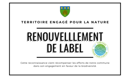 Renouvellement du label “Territoire Engagé pour la Nature”